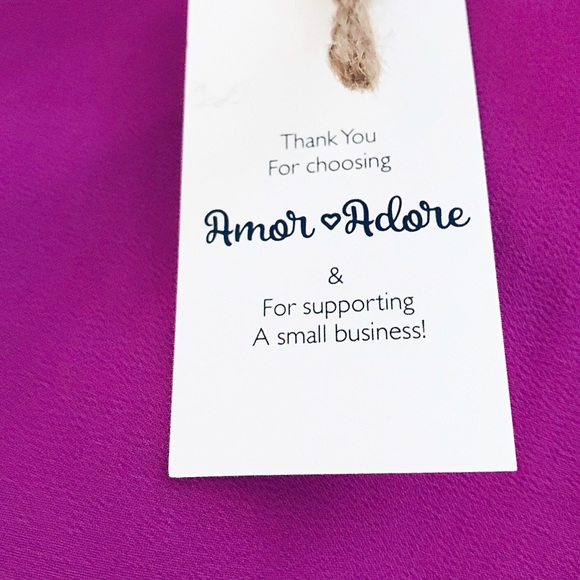 NWT Open Back Elegant Magenta Blouse - - Picture 6 of 7